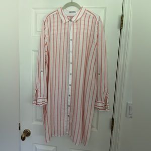 Chico’s linen tunic/shirt dress
